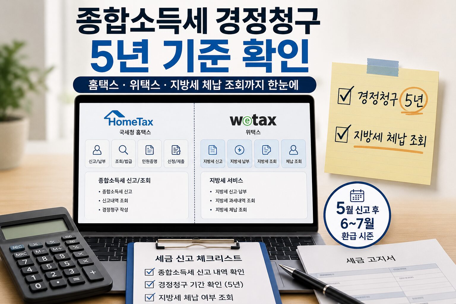 종합소득세 경정청구 기간