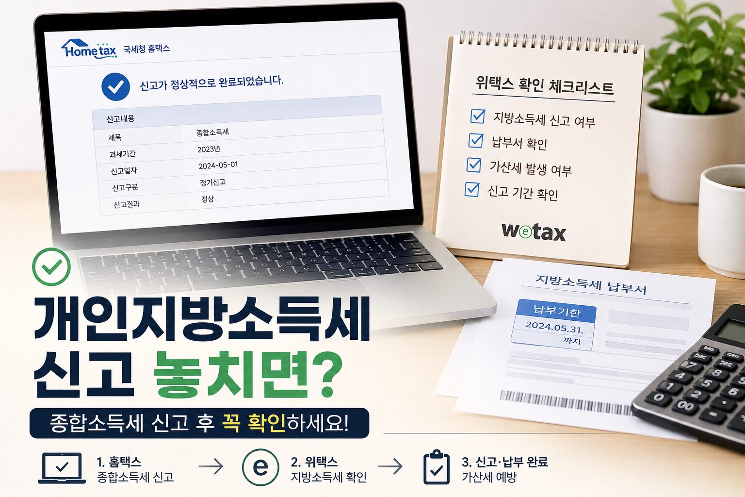 개인지방소득세 신고 안 하면