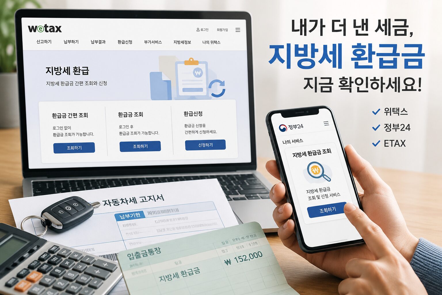 지방세 환급금 조회 방법